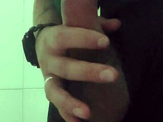 shopping security girl masturbates alone in bathroom