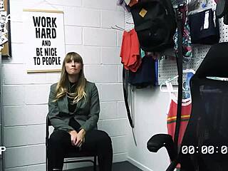 shoplifter teen caught fingering panties on hidden cam?