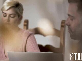 Fiancé's Cold Feet. Skye Blue Seduces Seth Gamble Taboo.