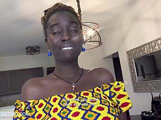 wanna see this big tits ebony get her throat fucked upside down rough?