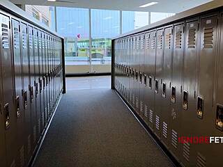 she's using her real pussy to teach the class immersive school learning