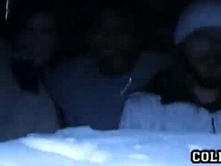 check out this petite uni teen teased then pussy hammered at party