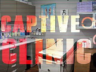 Blindfolded Carmen Valentina Chokes on Deepthroat in Latex Humiliation Backstage