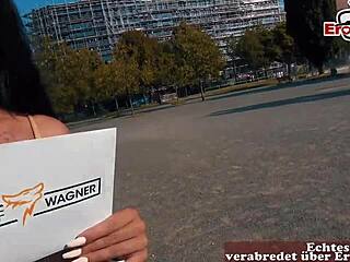 ever wonder how thick-titted german latina gets street-picked for rough fuck?