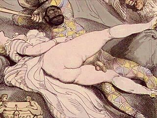 vintage EROTIC drawings from antique COMIC collections