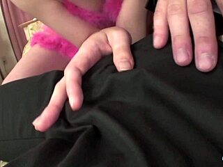 dude waits outside door then pounds her hard with group