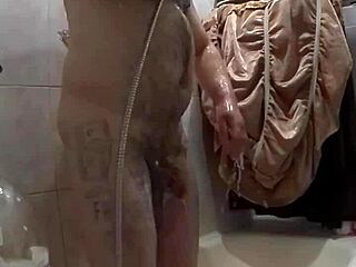 Gay Russian Takes Shower After Anal Pounding!