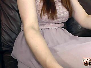 redhead penny pax spreads gaping creamy bubble butt seductively!