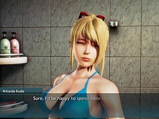 hey samus you look so hot getting fucked in that steamy shower