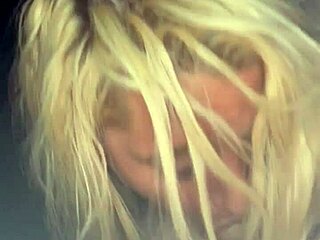 Pretty Hooker Deepthroats Car Cum in Mouth Spits Sucks Back Night POV