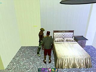 tainara's back for wild group sex with king bgo joining the surubao fun