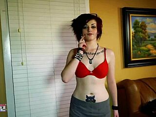 my inked body craves this dildo slamming my shaved pussy in lingerie till i squirt