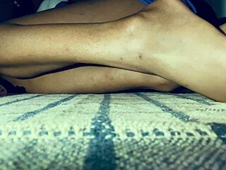 Petite Latina teases sexy toes and ass