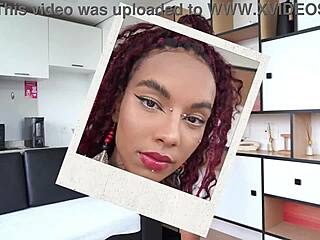 Lara Rouge Brazilian Goth Ebony Slut Takes DAP Anal Breakin from 2 Guys!