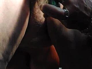 Granny rams cucumber deep in pussy!