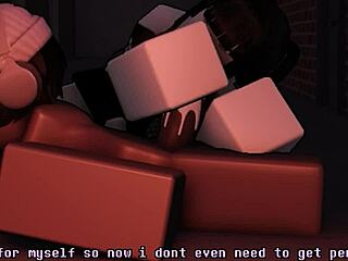 Black Dude Overpowered by Dominant Asian Chick in Hilarious Roblox Rule34 Domination
