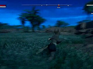 Furry futanari awakens carnal instincts in casual pc game play