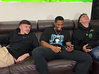 wanna see her trick him with a towel then fuck creampie in living room??