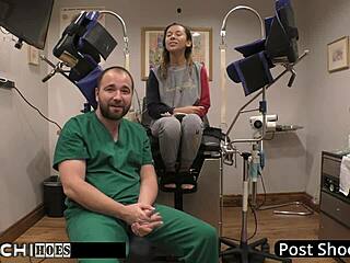 freshman squirms under doctor's hitachi vibe cumming hard kalani luana