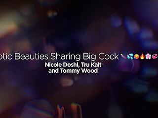 nicole doshi tru kait fight over monster cock aren't they hot