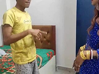 desi couple's homemade ffm threesome has two girls fucking skinny boy rough