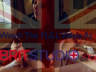 british nurse givin her patient that oily handjob