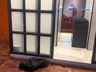 she cums hard first time blowing my buddy's muscular wife pov