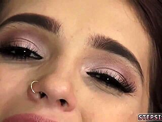 real teen 18+ squirts hard on stepbro's banana 🍌💦😩