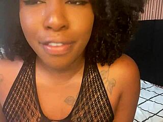 ebony teen joi guides your hot countdown to cum