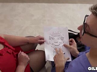 granny skyler squirt begs for that hot facial cream finish?