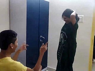 desi couple's homemade ffm threesome has two girls fucking skinny boy rough