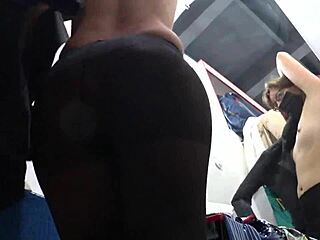 voyeur spies pantyhose ass legs! 👀🍑🦵