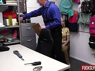 i caught kay lovely stealing then fucked her big tits