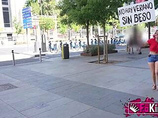 hey sandra v street kissing hunt for rough doggystyle stud?
