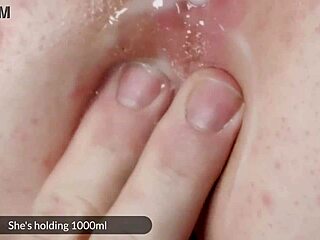 I blindfold masked old babe for birthday rimjob ecstasy