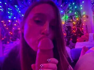 laney grey gives brad newman late night pov cock sucking with romantic deepthroat