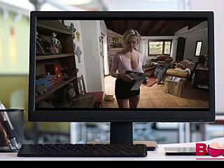 stepson rams my huge milf tits in tittyfuck frenzy