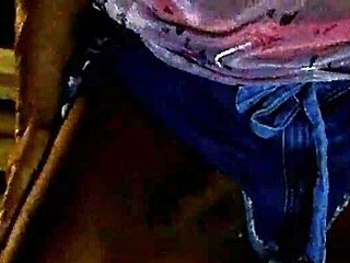 hotpants tease over shiny pantyhose legs