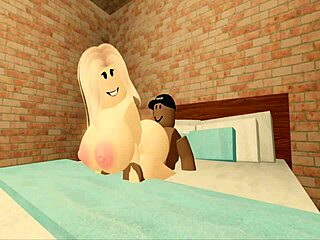 bbc monster cock fucks roblox girls 😈 part 1