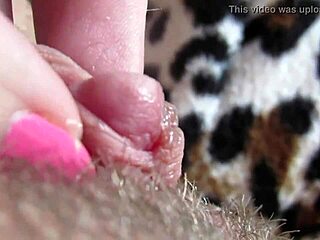 Whoa, check out this massive clit pulsing through her intense orgasm