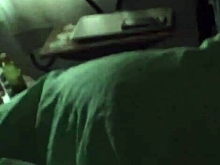 pervy old man sneaks in films chubby mexican milf wife