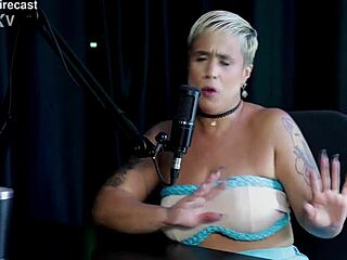 Just Joana's hottest fire cast moments with Baby Fire in sheer red lingerie tease.