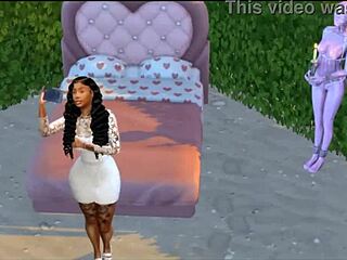 Summer Walker Bounces BIG BLACK ASS Outdoor Interracial!