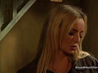 imagine this bent over big ass blonde lesbian slave bound and spanked hard by femdom mistress