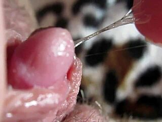 Whoa, check out this massive clit pulsing through her intense orgasm