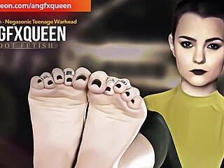 negasonic's wrinkled teen soles beg footjob