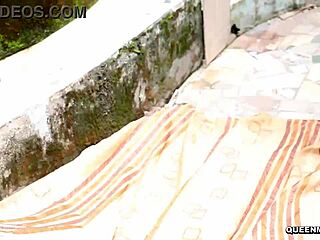 my ex girlfriend masturbates hairy pussy in front of me before fucking outdoors