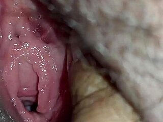 WOW! Chubby Latina MILF flashes her fat hairy pussy!