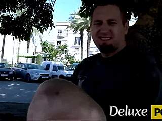 Swedish teen's perfect shaved pussy gets outdoor pounding by lucky guy