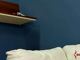 Goth babe bound in BDSM sucks rough cock while tied up with toys